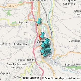 Mappa Via Don Gaetano Mauro, 87100 Cosenza CS, Italia (1.34824)