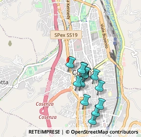 Mappa Cosenza, 87036 Cosenza CS, Italia (0.92385)