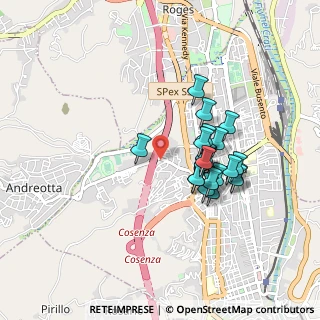 Mappa Via Fratelli Cervi, 87100 Cosenza CS, Italia (0.8245)