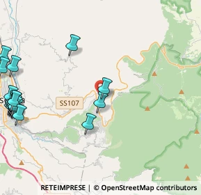 Mappa Via R. Morandi, 87053 Celico CS, Italia (6.8215)