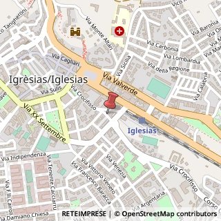Mappa Via Palermo,  4, 09016 Iglesias, Carbonia-Iglesias (Sardegna)