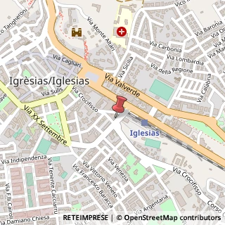 Mappa Via XX Settembre, 12, 09016 Iglesias, Carbonia-Iglesias (Sardegna)