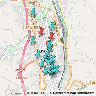 Mappa Largo Beniamino Andreatta, 87100 Cosenza CS, Italia (0.9465)