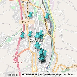 Mappa Largo Beniamino Andreatta, 87100 Cosenza CS, Italia (0.991)