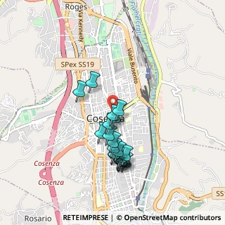 Mappa Largo Beniamino Andreatta, 87100 Cosenza CS, Italia (0.9035)