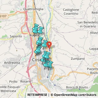 Mappa Stazione Ferroviaria di Cosenza, 87100 Cosenza CS, Italia (1.49692)