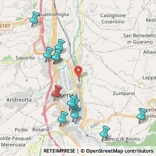 Mappa Stazione Ferroviaria di Cosenza, 87100 Cosenza CS, Italia (2.70667)