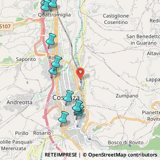 Mappa Stazione Ferroviaria di Cosenza, 87100 Cosenza CS, Italia (2.9475)