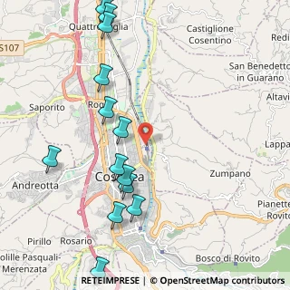 Mappa Stazione Ferroviaria di Cosenza, 87100 Cosenza CS, Italia (2.74462)
