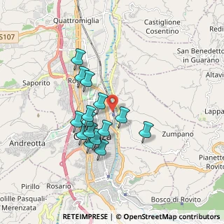 Mappa Stazione Ferroviaria di Cosenza, 87100 Cosenza CS, Italia (1.636)