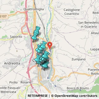 Mappa Stazione Ferroviaria di Cosenza, 87100 Cosenza CS, Italia (1.594)