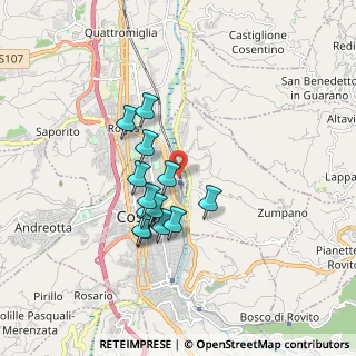 Mappa Stazione Ferroviaria di Cosenza, 87100 Cosenza CS, Italia (1.55077)