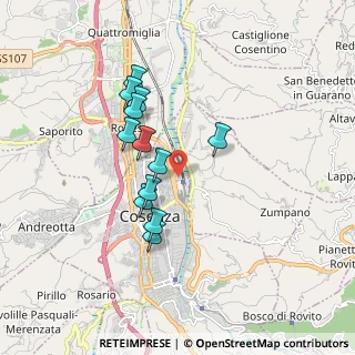 Mappa Piazza Sila, 87100 Cosenza CS, Italia (1.645)