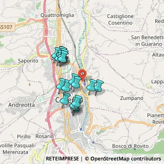 Mappa Via Vaglio Lise, 87100 Cosenza CS, Italia (1.5675)