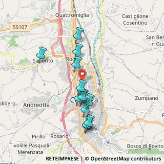 Mappa Di fronte Guardia di Finanza, 87100 Cosenza CS, Italia (1.89)