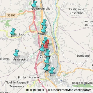 Mappa Di fronte Guardia di Finanza, 87100 Cosenza CS, Italia (2.08417)