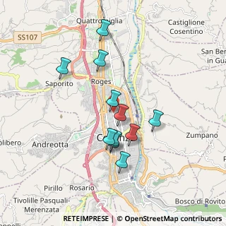 Mappa Di fronte Guardia di Finanza, 87100 Cosenza CS, Italia (1.73818)