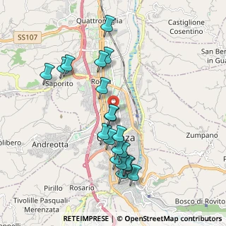 Mappa Di fronte Guardia di Finanza, 87100 Cosenza CS, Italia (2.124)