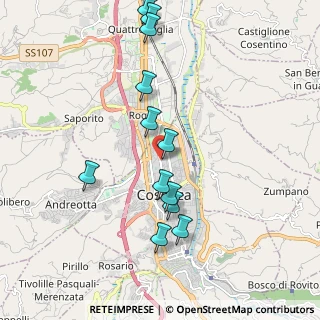 Mappa Di fronte Guardia di Finanza, 87100 Cosenza CS, Italia (2.19)