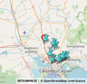 Mappa SS 131 km 12.550, 09028 Sestu CA (7.93273)