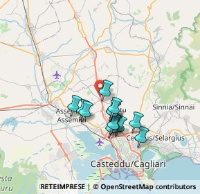 Mappa SS 131 km 12.550, 09028 Sestu CA (6.09308)