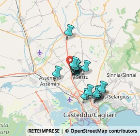 Mappa SS 131 km 12.550, 09028 Sestu CA (6.02611)