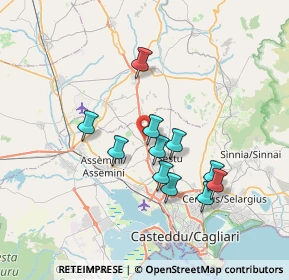 Mappa SS 131 km 12.550, 09028 Sestu CA (6.68182)