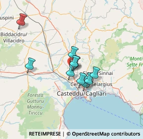 Mappa SS 131 km 12.550, 09028 Sestu CA (16.6775)