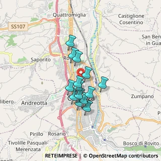 Mappa Via Manuela e Carlo Alberto Dalla Chiesa, 87100 Cosenza CS, Italia (1.29071)