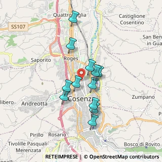 Mappa Via Manuela e Carlo Alberto Dalla Chiesa, 87100 Cosenza CS, Italia (1.58)