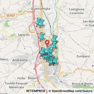 Mappa Via Manuela e Carlo Alberto Dalla Chiesa, 87100 Cosenza CS, Italia (1.35)