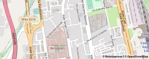 Mappa Cosenza