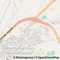 Mapa Decimomannu