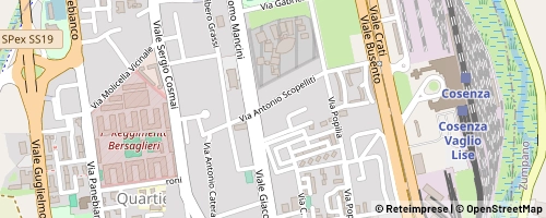 Mappa Cosenza