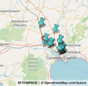 Mappa Località Case Sparse, 09033 Decimomannu CA, Italia (11.202)