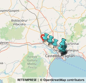 Mappa Località Case Sparse, 09033 Decimomannu CA, Italia (14.172)
