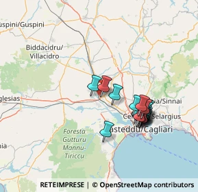 Mappa Località Case Sparse, 09033 Decimomannu CA, Italia (14.709)