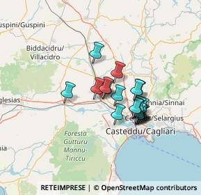 Mappa Località Case Sparse, 09033 Decimomannu CA, Italia (11.092)