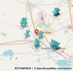 Mappa Località Case Sparse, 09033 Decimomannu CA, Italia (4.50313)