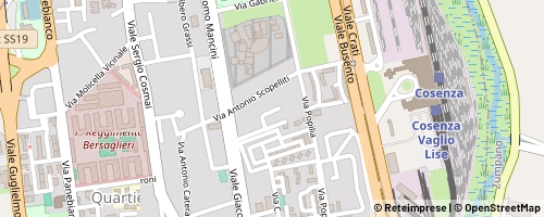 Mappa Cosenza