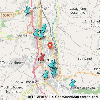 Mappa Palazzo GPS corpo A, 87100 Cosenza CS, Italia (2.30182)