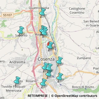 Mappa Piazza Impastato, 87010 Cosenza CS, Italia (2.45385)