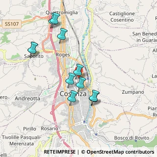 Mappa Piazza Impastato, 87010 Cosenza CS, Italia (2.07545)