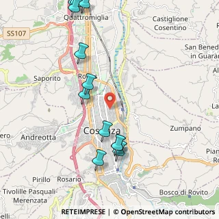 Mappa Palazzo GPS corpo A, 87100 Cosenza CS, Italia (2.7375)
