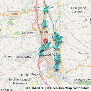 Mappa Traversa S. Proclo, 87100 Cosenza CS, Italia (1.64333)