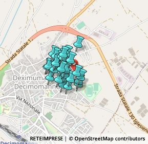 Mappa Via Napoli, 09033 Decimomannu CA, Italia (0.26786)