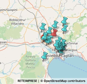 Mappa Via Napoli, 09033 Decimomannu CA, Italia (11.078)