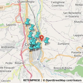 Mappa Via Beato Francesco Marino 25 Loc, 87100 Cosenza CS, Italia (1.39)