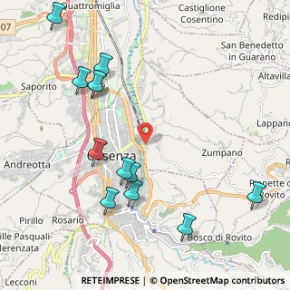 Mappa Via Beato Francesco Marino 25 Loc, 87100 Cosenza CS, Italia (2.65917)