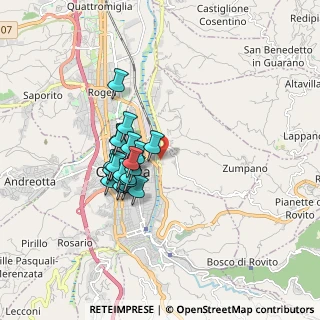Mappa Via Beato Francesco Marino 25 Loc, 87100 Cosenza CS, Italia (1.4345)